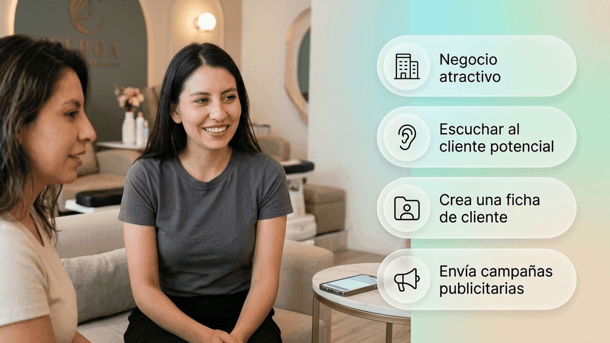 5 pasos para convertir visitantes en clientes de tu centro de belleza