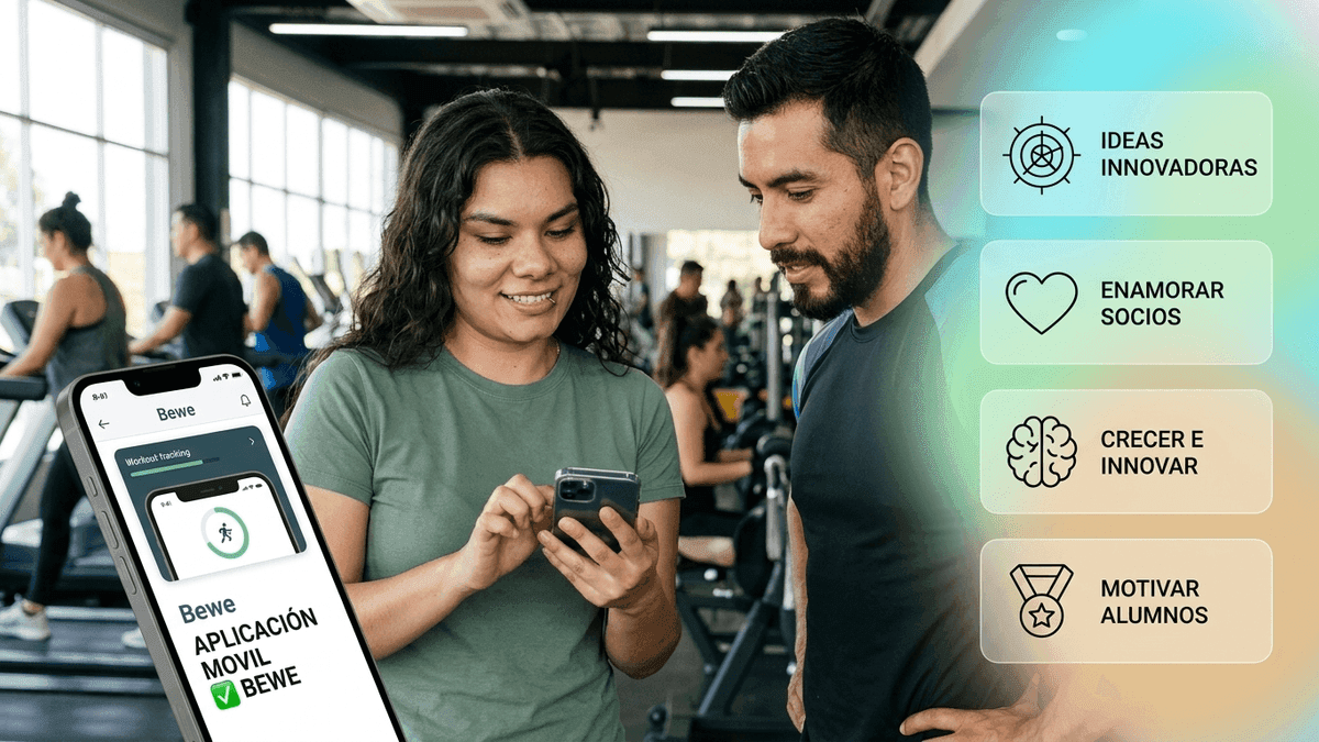 Aplicación móvil, una de 7 ideas innovadoras para gimnasios