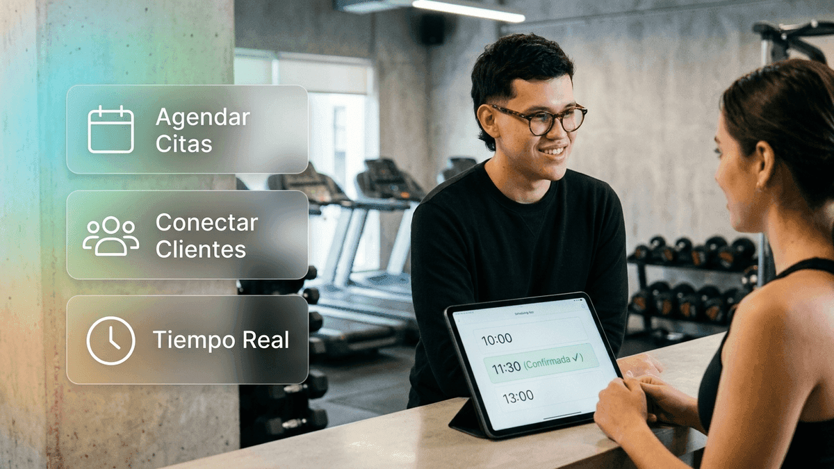 App para agendar los entrenamientos de tu gimnasio