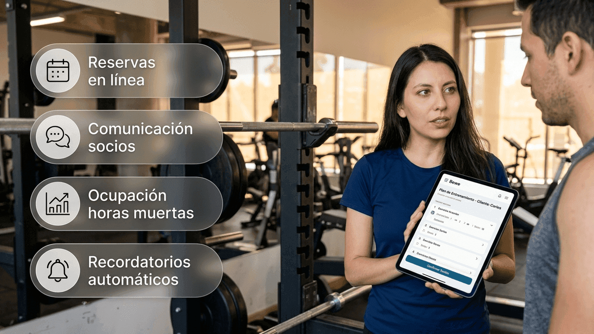 App plan de entrenamiento: para gimnasios y entrenadores personales