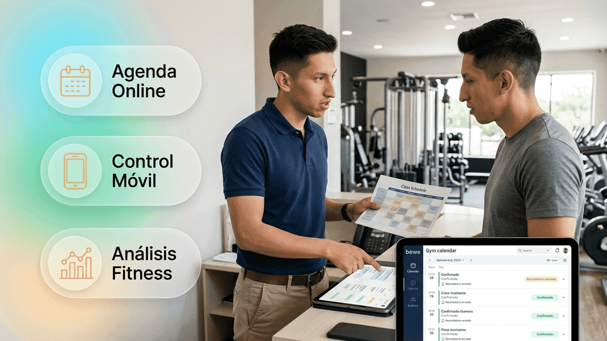 Bewe programa informático para gimnasios