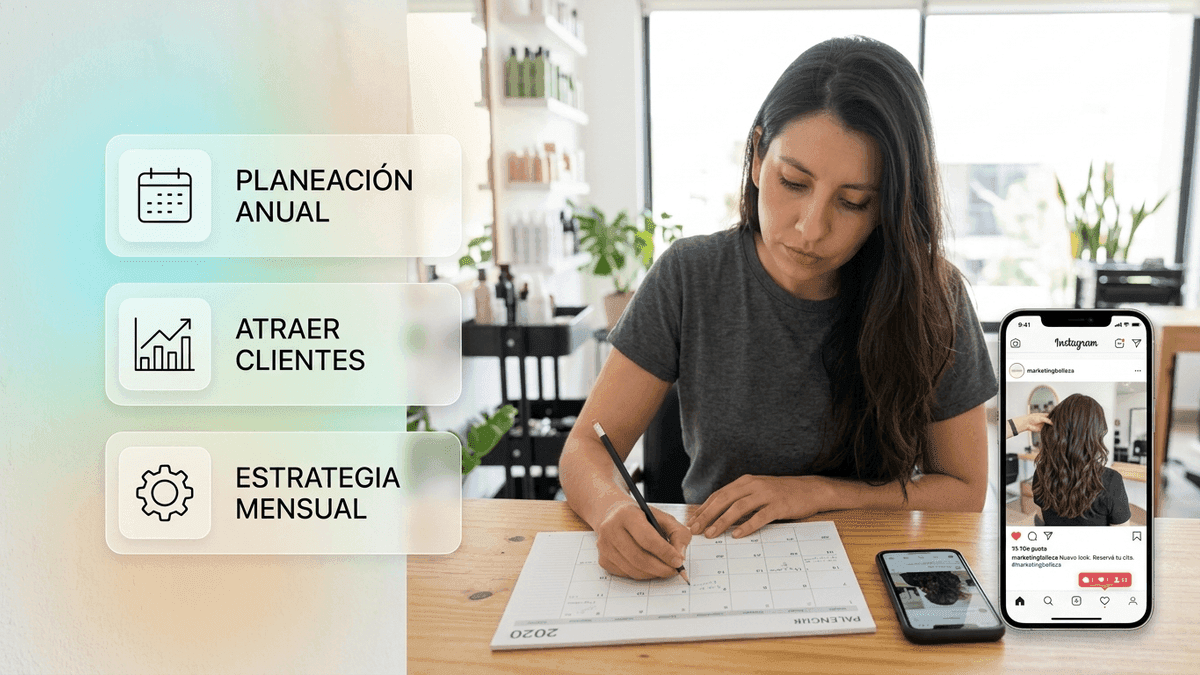 Calendario de marketing para negocios de belleza 2020