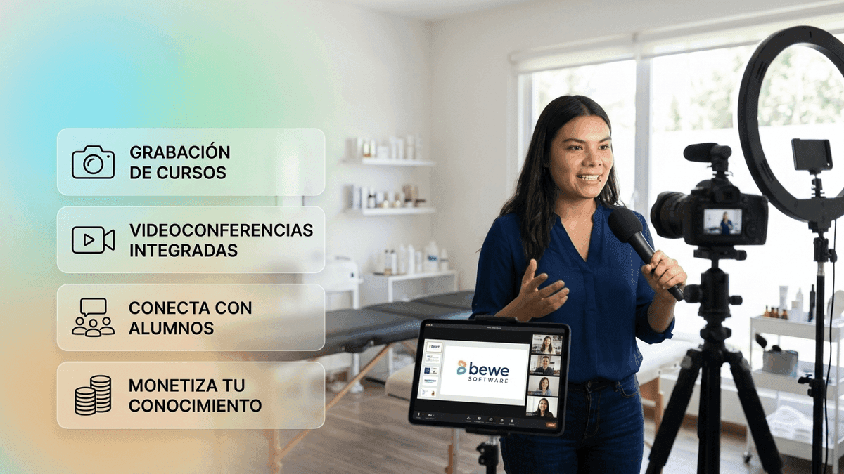 Comienza a dictar tus cursos online desde Bewe Software