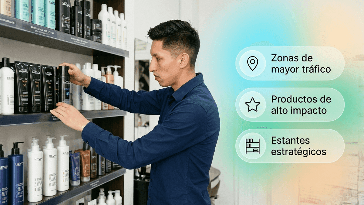 Cómo organizar los productos de mi peluquería