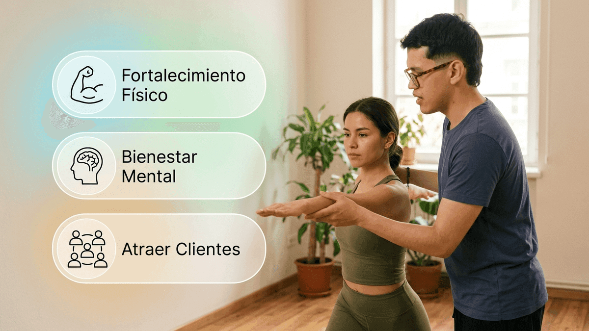 Cómo un profesor de yoga puede atraer clientes por medio de los beneficios de su práctica