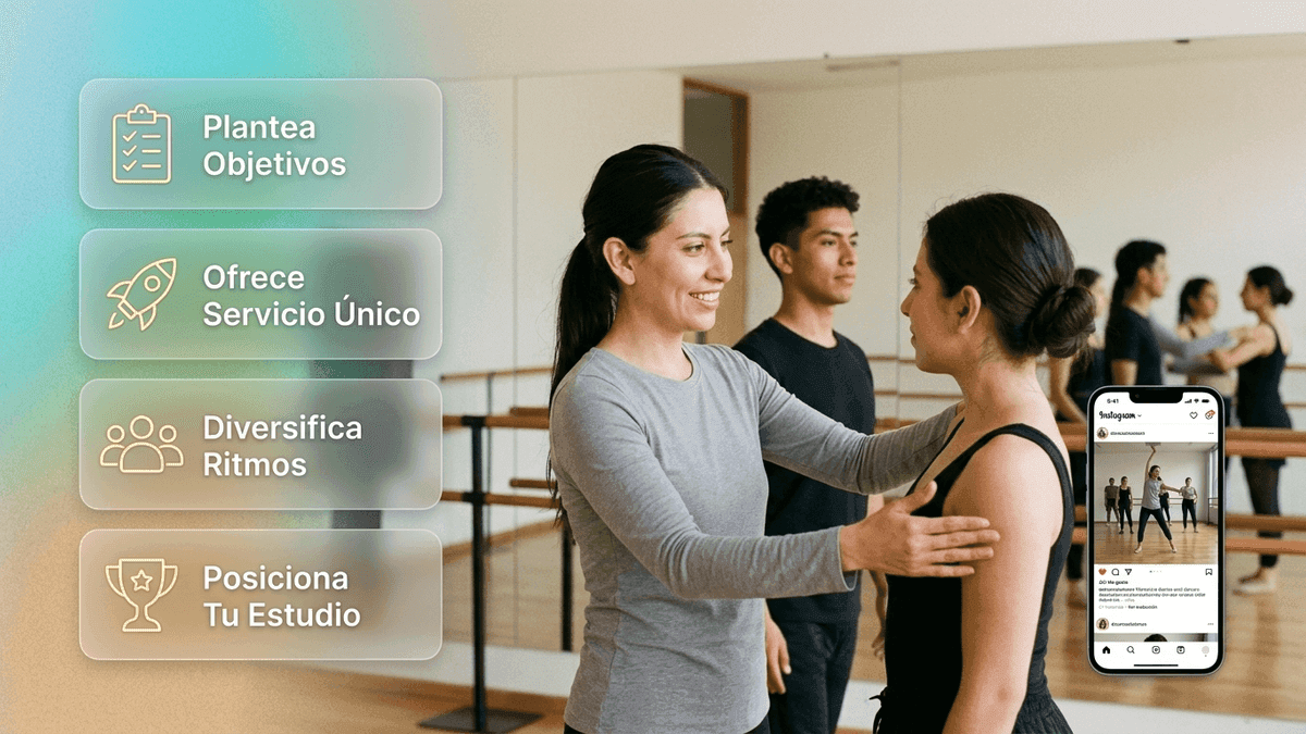 Convierte tu estudio de baile en el No. 1