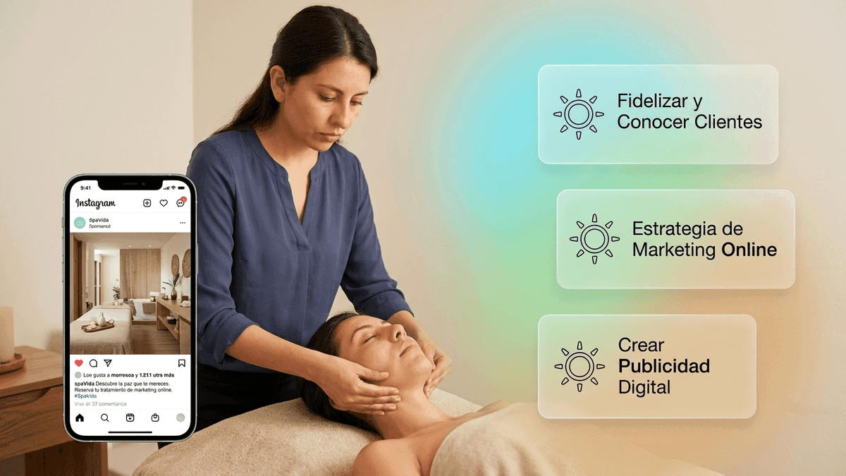 Implementa estrategias de Marketing online para tu spa