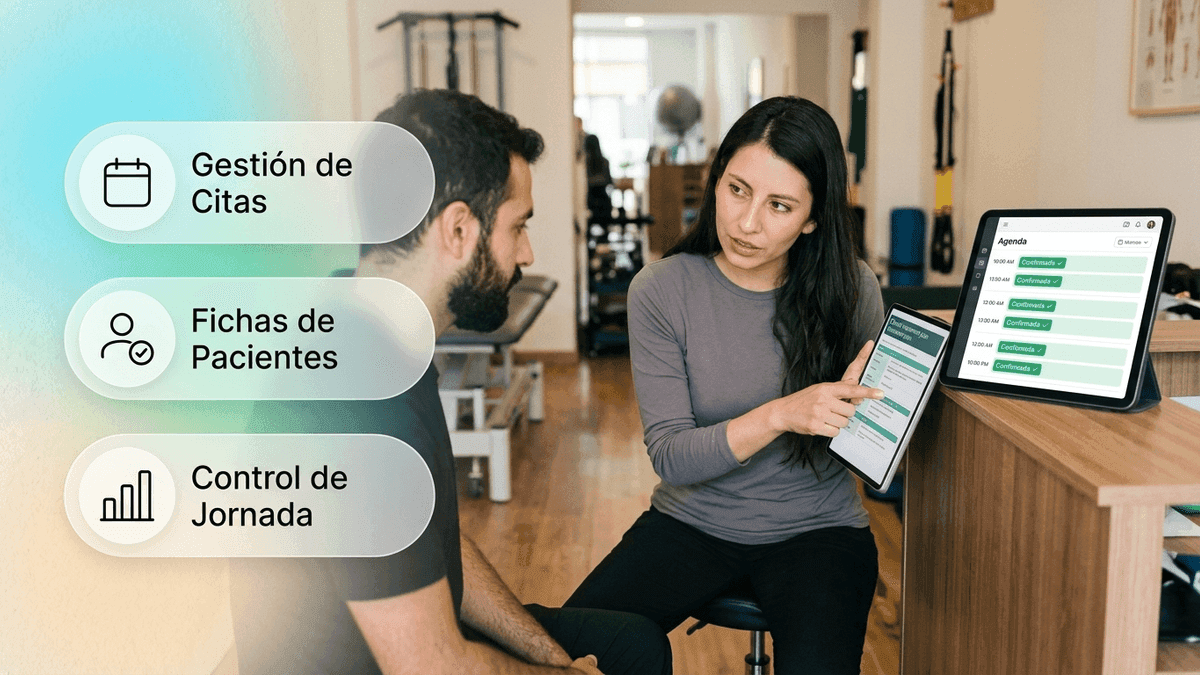 Lleva la gestión clínica de tu clínica de fisioterapia