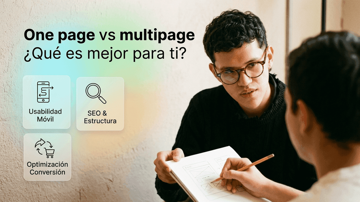 One page vs multipage ¿Qué es mejor para ti?