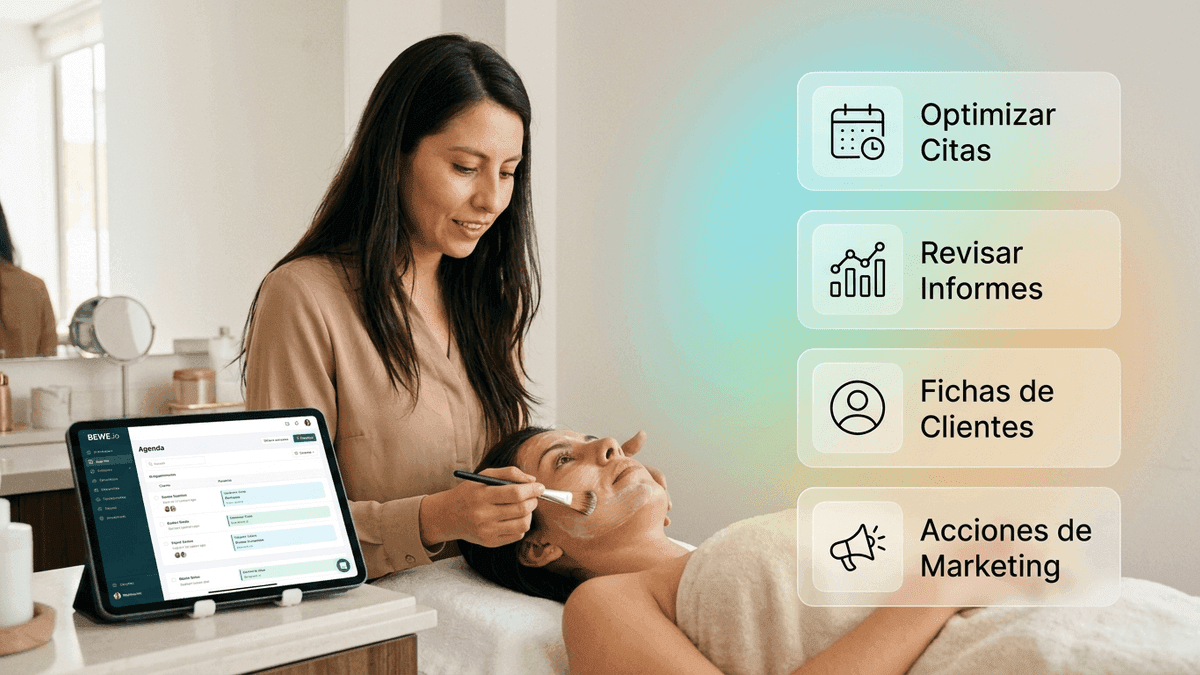 ¿Por qué llevar la gestión del centro de estética con Bewe?