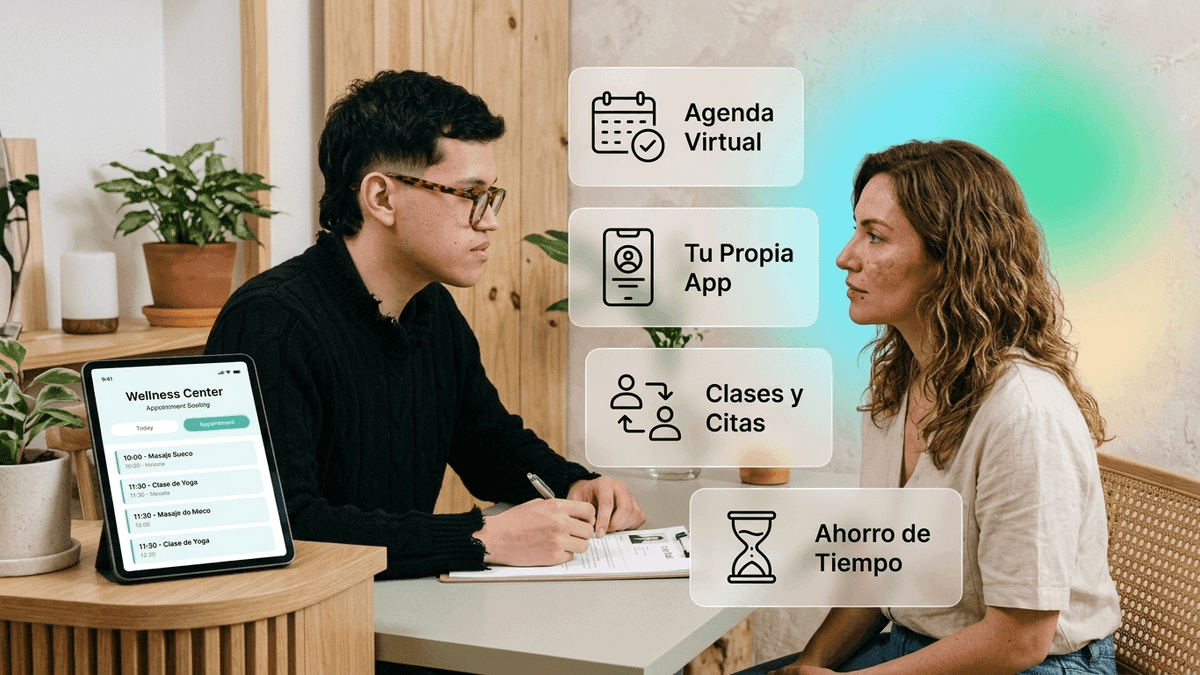 Programa las citas y clases de tu centro wellness con tu propia app