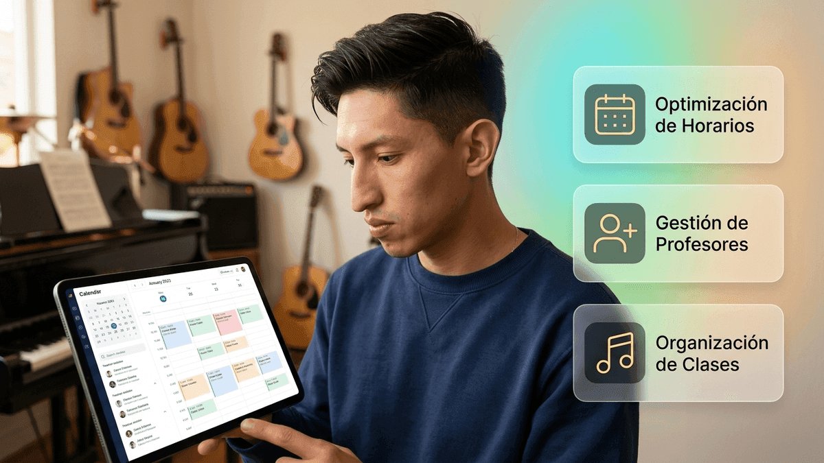 Programa para hacer horarios de profesores de escuelas de música