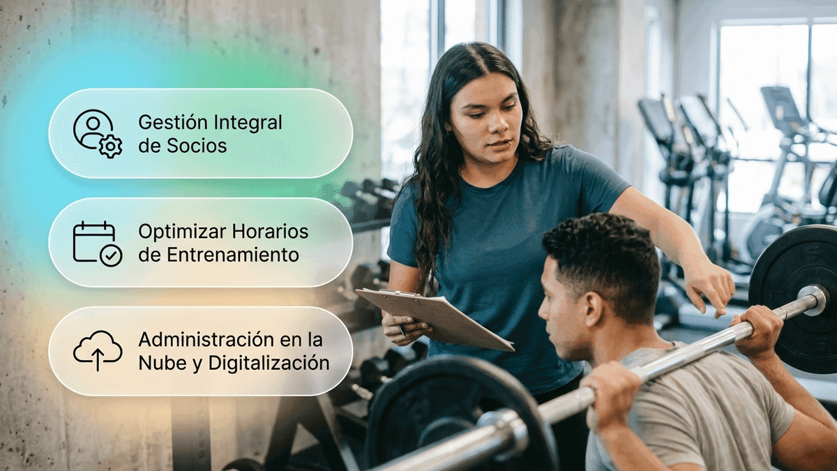 Software de gestión para entrenador de gimnasio