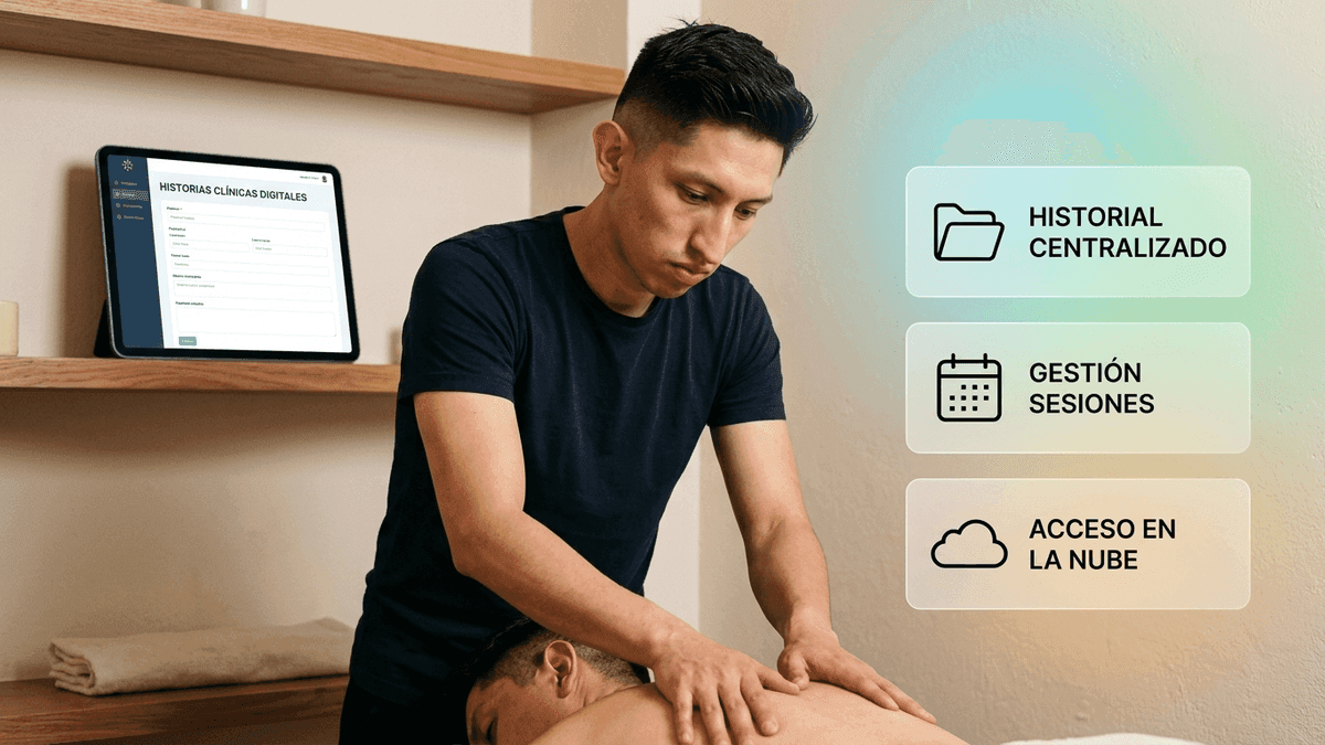 Software de historias clínicas para tu centro de masajes terapéuticos