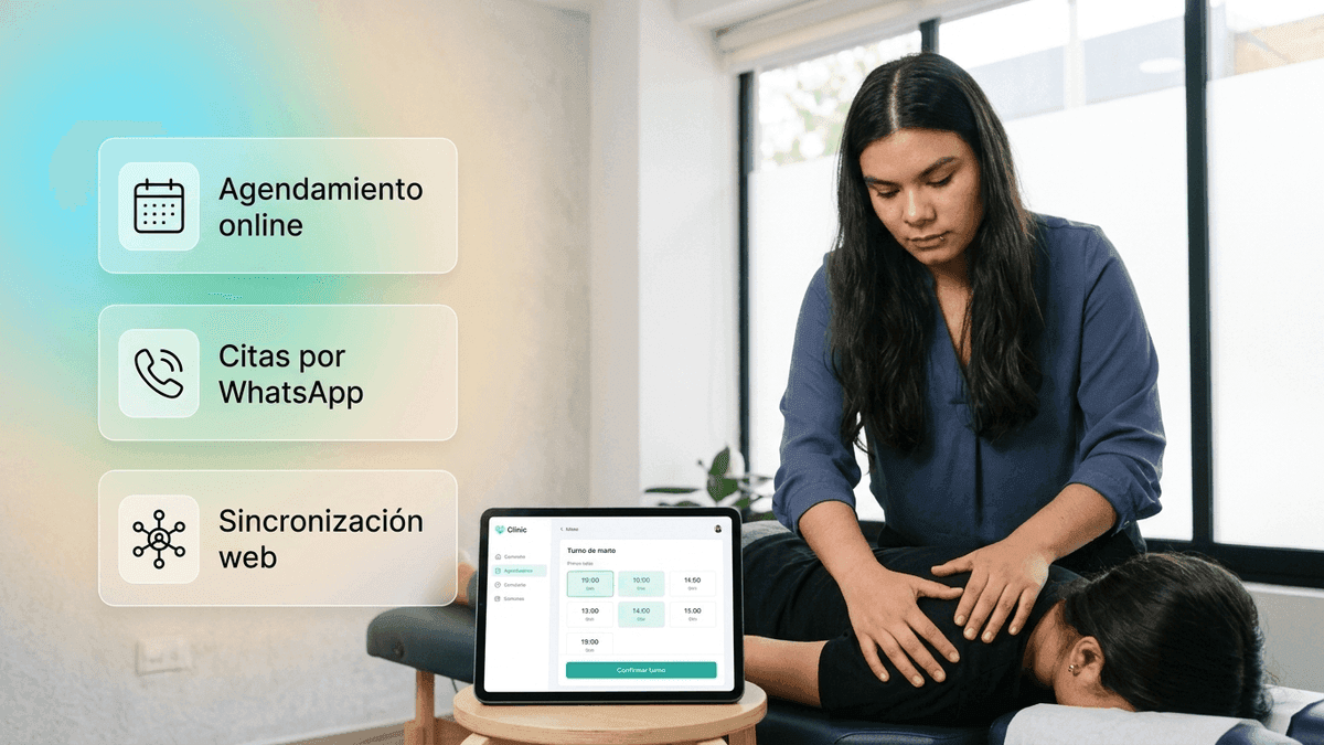 Software para agendar citas en clínica de fisioterapia