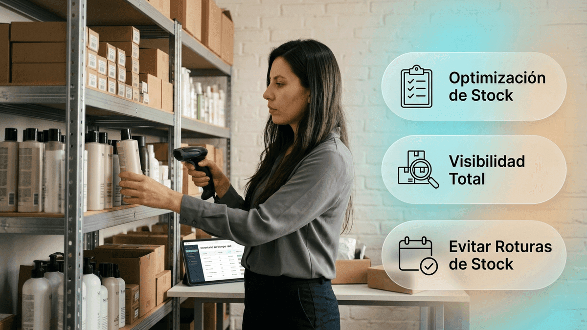 Usa un software de gestión para optimizar el control de inventario