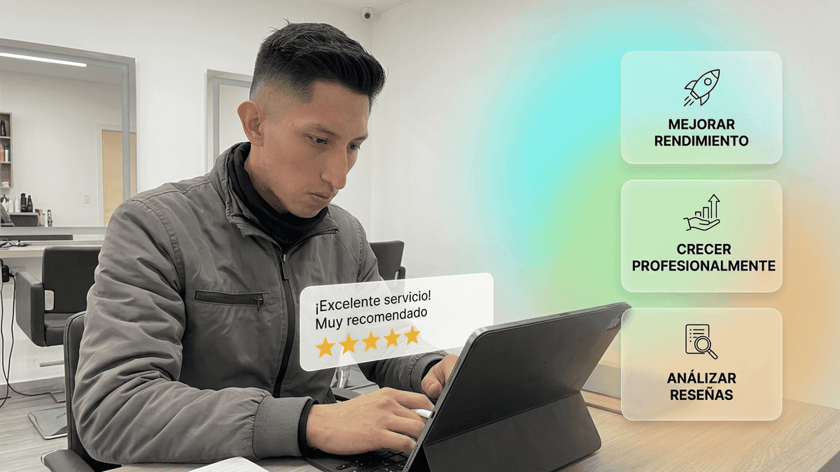 Utiliza las reseñas de tus clientes para mejorar tu rendimiento y crecer profesionalmente
