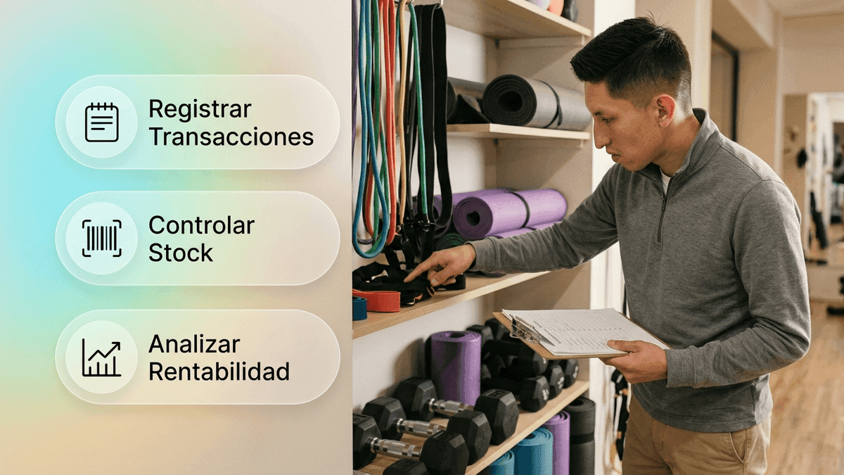 Venta de artículos para gimnasio: 7 tips para llevar el control de lo que vendes