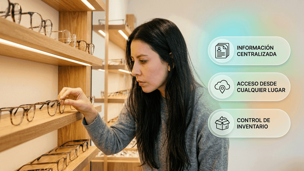 Ventajas de usar un software diferente en tu óptica